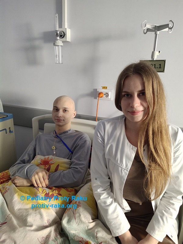 Kinder im Kinderkrebskrankenhaus in Kiew